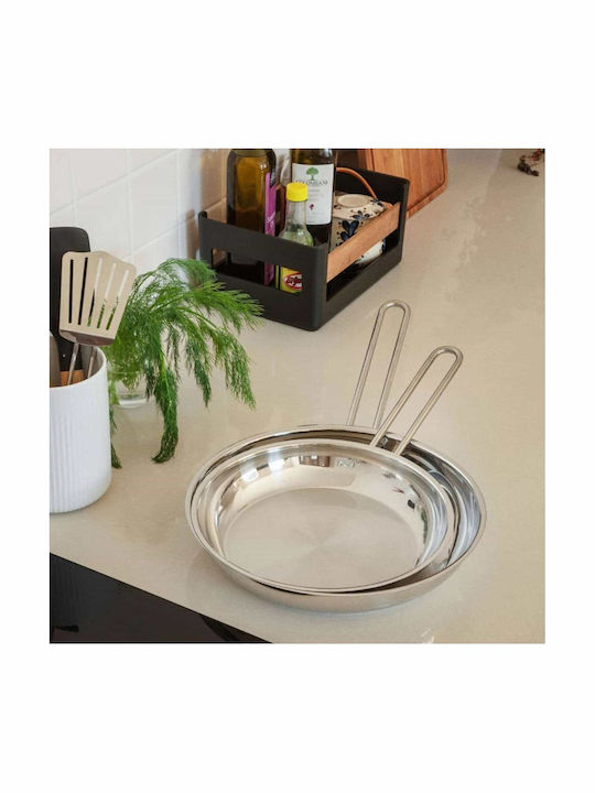 Eva Solo Τηγάνι από Ανοξείδωτο Ατσάλι 24cm