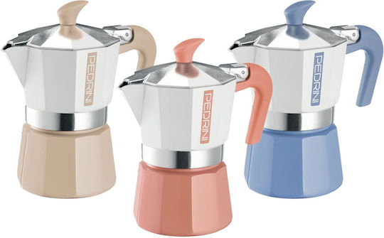 Pedrini Mymoka Electric Stovetop Espresso Pot Orange