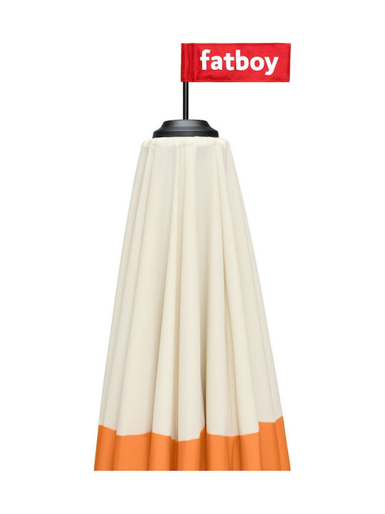 Square Aluminum Garden Parasol Pensol Orange 3.5x3.5m
