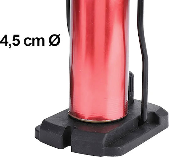 Avizar Multifunction Foot Pump Pressure 100 Psi Hose Black Red
