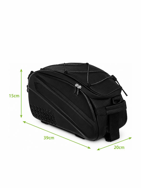 Tăsănică Pentru Portbagaj De Bicicletă 10l Negru