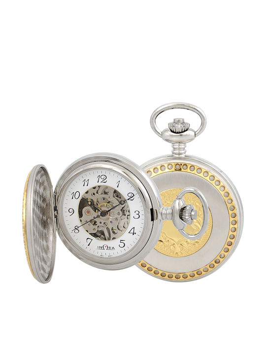 Inora Inωra Men's Pocket Watch 42mm Battery Gold