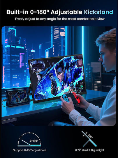 UPERFECT X002FL9H1D Gaming Monitor IPS / Monitor Portabil 18.5 Diagonală Display FHD 1920x1080