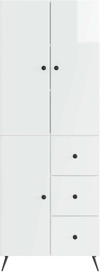 Библиотеки Бяла (2 Броя) 66x34.5x90 см