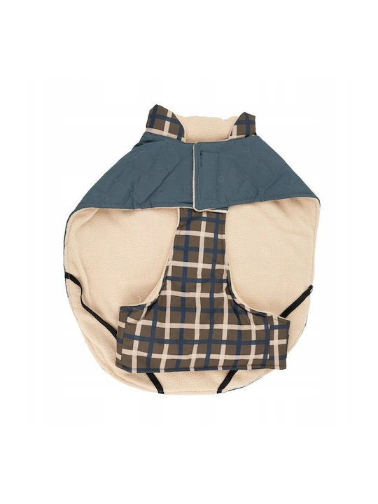 Barry King Blue Small Dog Coat with Back Length 35 cm