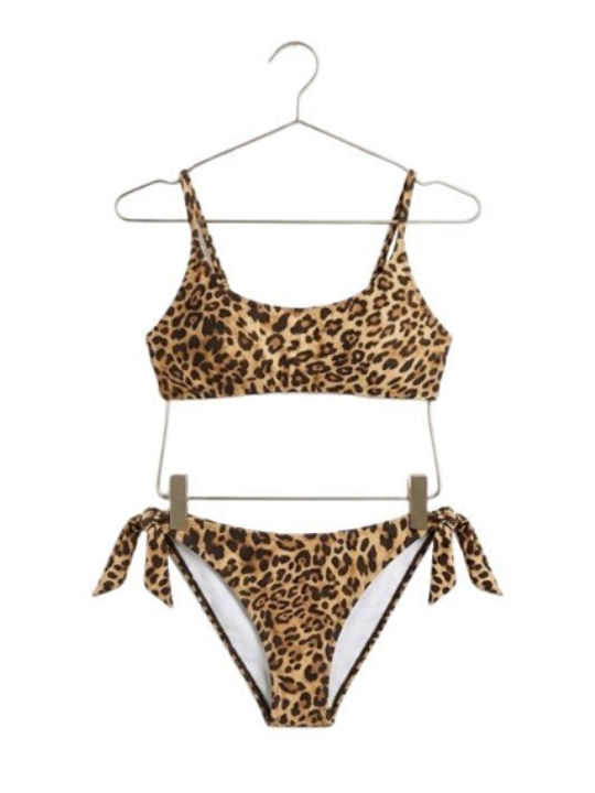 Set Bikini Animal Print Leopard