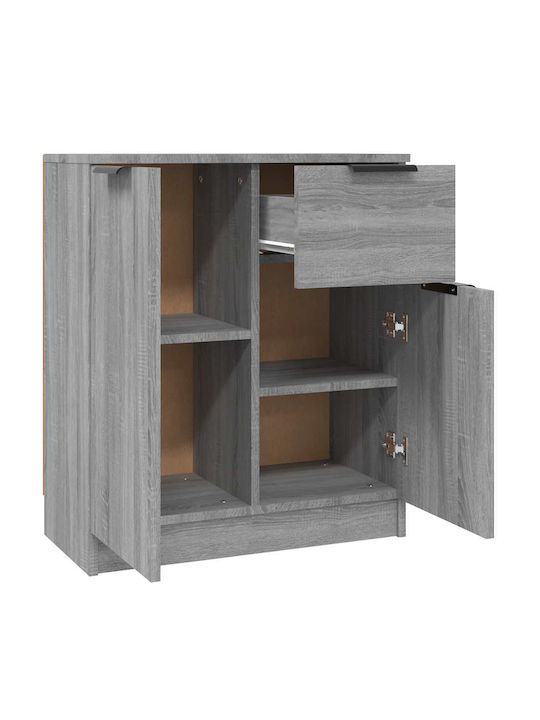 Wooden Sideboard with Drawers Gray 60x30x70cm