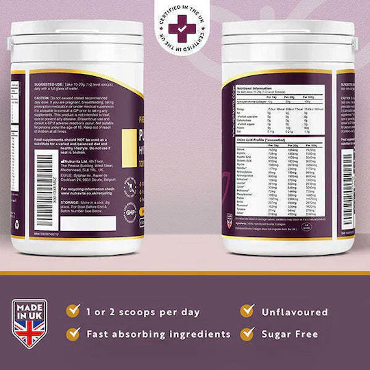 NutraVita 100% Pure Bovine 20000mg 500gr