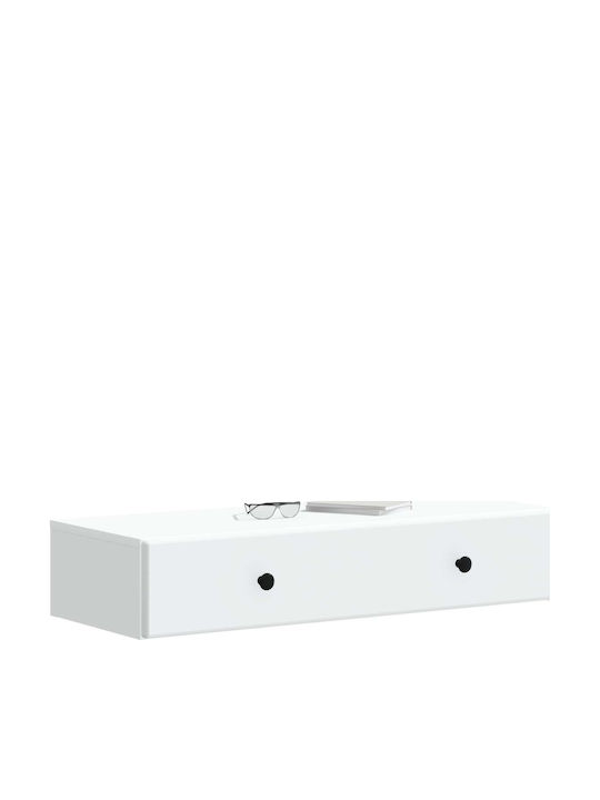Consolă Din Lemn Alb M87.5xL34.5xÎ17cm