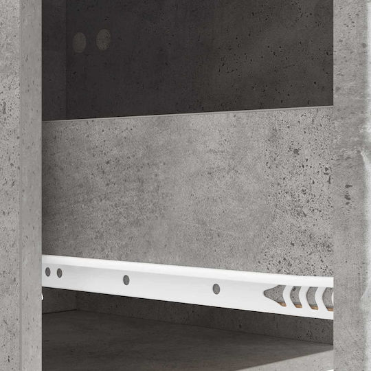 Wooden Console Gray L59xW34.5xH17cm
