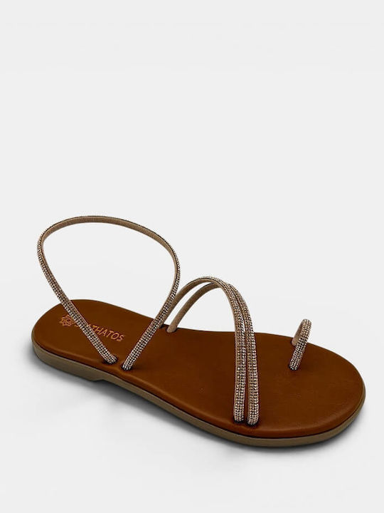 Women's Flat Sandals Rose Gold