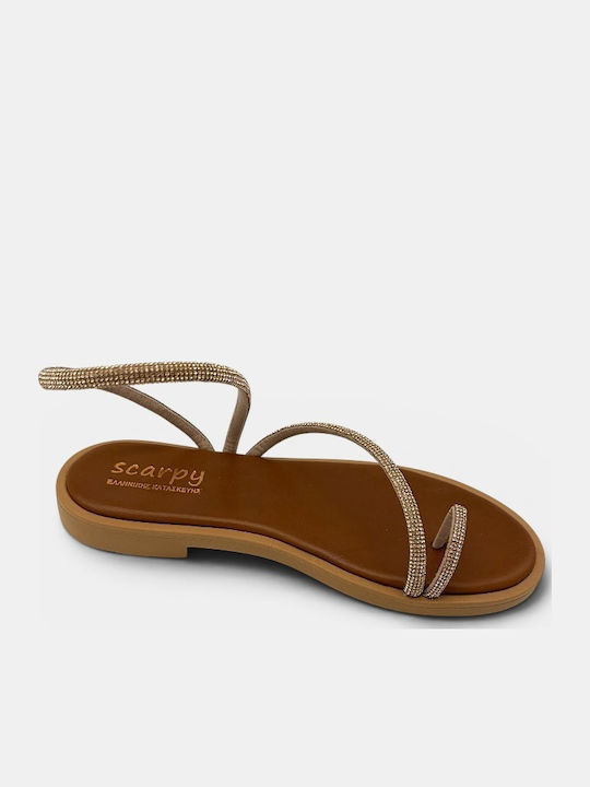 Women's Flat Sandals Rose Gold