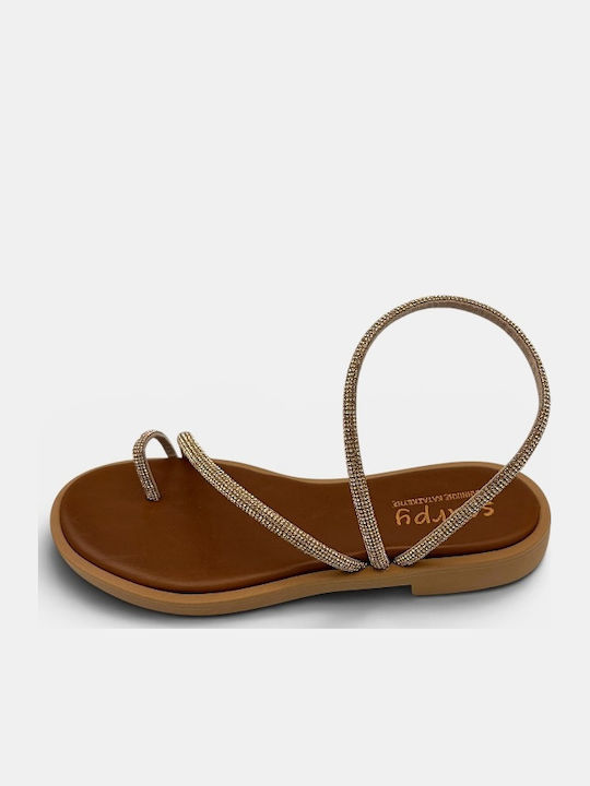 Women's Flat Sandals Rose Gold