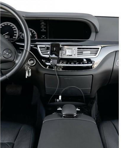 Lampa Car Mobile Mount with Adjustable Hooks and Wireless Charging 10W Black