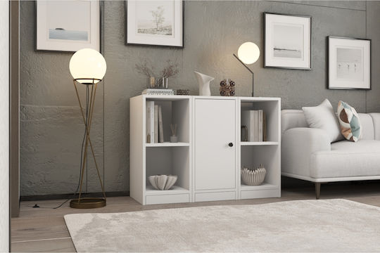 Буфет от Метал с Чекмеджета Бял 98x40x72см