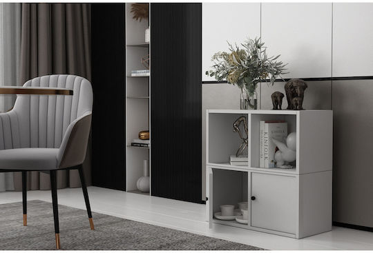Буфет Дървен Бял 65x30x65см