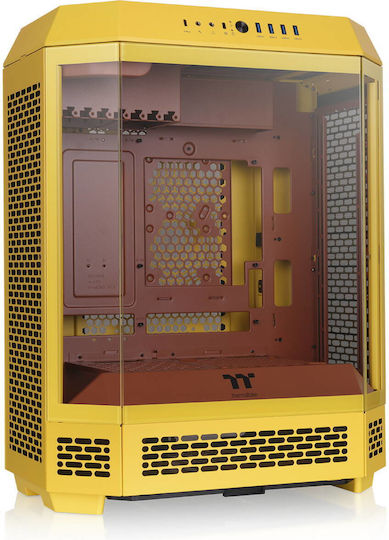 Thermaltake The Tower 600 Gaming Midi Tower Computer Case with Side Window Butter Caramel