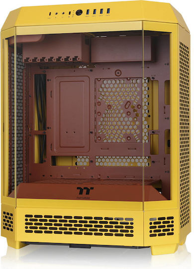 Thermaltake The Tower 600 Gaming Midi Tower Computer Case with Side Window Butter Caramel