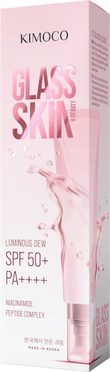 Kimoco Glass Skin Luminous Dew Cream Face Day with SPF50 50ml