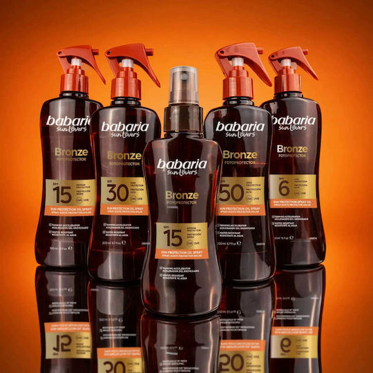 Ulei Spray Cu Protecție Solară Înaltă Spf 50+ Uva Uvb Efect De Bronzer Fotoprotector 200 Ml