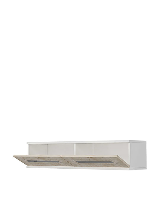Έπιπλο Τηλεόρασης Λευκό Μ120xΠ30xΥ26cm