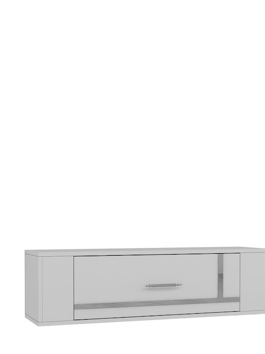 Stand TV Alb L120xA33xÎ33cm
