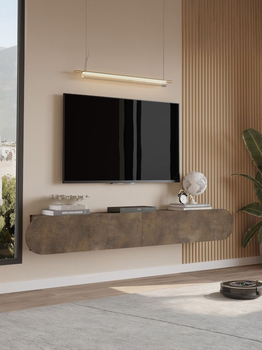 Bronze TV Stand L180xD31xH30cm