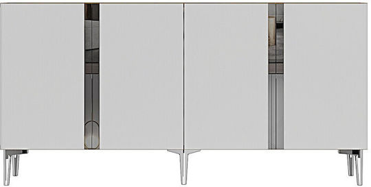 Έπιπλο TV Επιδαπέδιο Λευκό 150x32x75εκ. Έπιπλο TV Επιδαπέδιο Λευκό 150x32x75εκ.