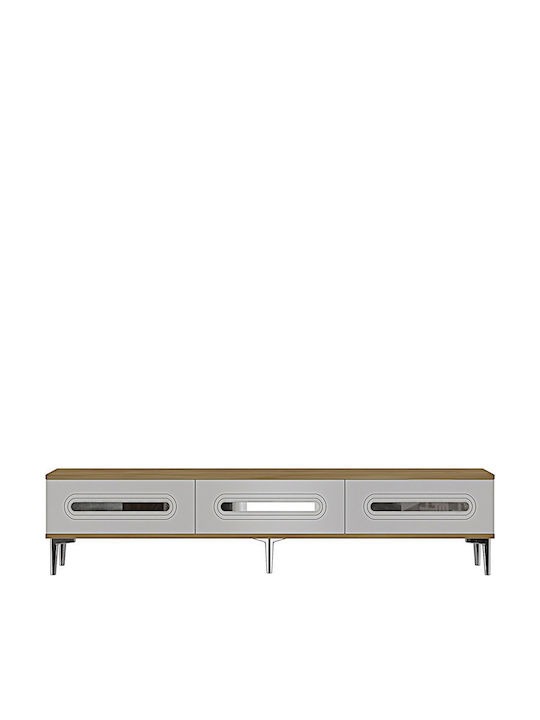 Brown TV Stand L180xD30xH41cm
