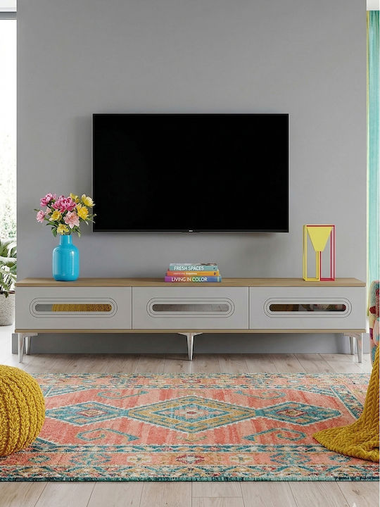 Brown TV Stand L180xD30xH41cm