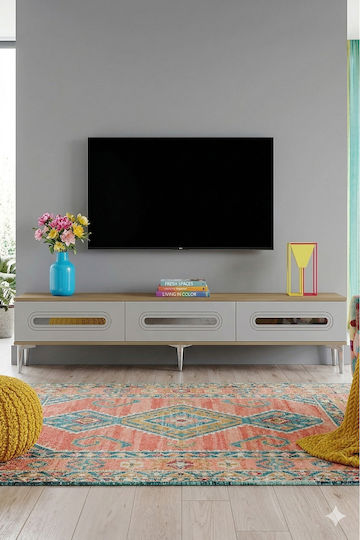Έπιπλο Τηλεόρασης Καφέ Μ180xΠ30xΥ41cm