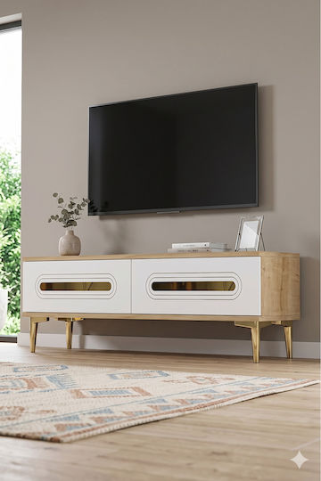 Έπιπλο TV Επιδαπέδιο Καφέ 120x30x41εκ.