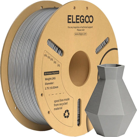 Elegoo PLA+ 3D Printer Filament 1.75mm Space Grey