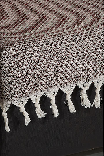 SteweHome Πολυθρόνας Π70xΜ95cm Καφέ