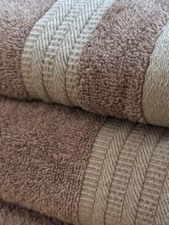 Linea Home Πετσέτα Προσώπου Monde 50x90εκ. Bambaki Βάρους 480gr/m²