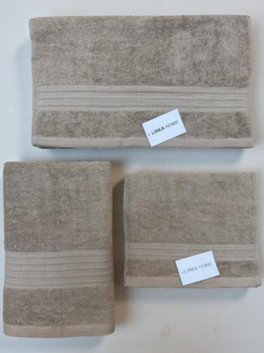 Linea Home Πετσέτα Προσώπου Monde 50x90εκ. Bambaki Βάρους 480gr/m²
