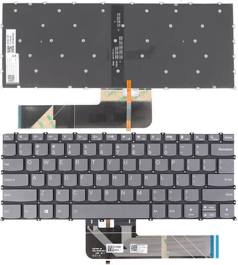 Πληκτρολόγιο Laptop Keyboard Lenovo Ideapad Flex 5-14are05 5-14iil05 5-14itl05 14alc05 Pr4sb-us V192320bs1 Sn20w85221oem Κωδ.40728usbl
