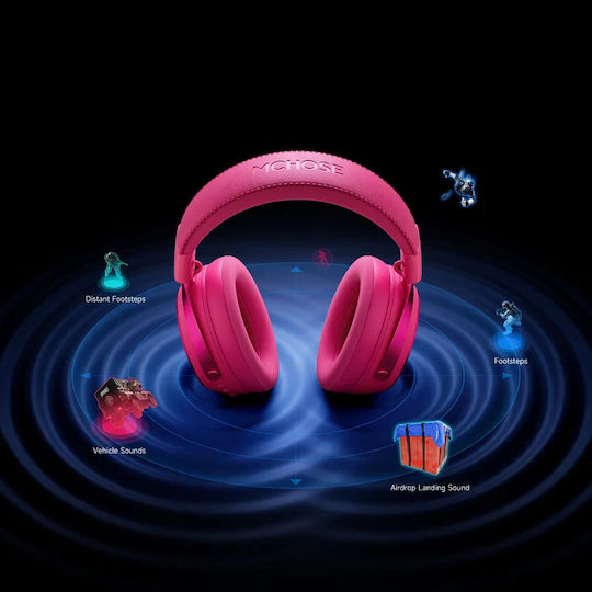 MCHOSE MC-X9-2 Căști Gaming Over Ear Wireless cu Conectivitate Bluetooth pentru PC