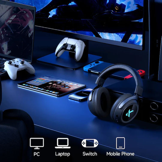 MCHOSE MC-X9-2 Căști Gaming Over Ear Wireless cu Conectivitate Bluetooth pentru PC