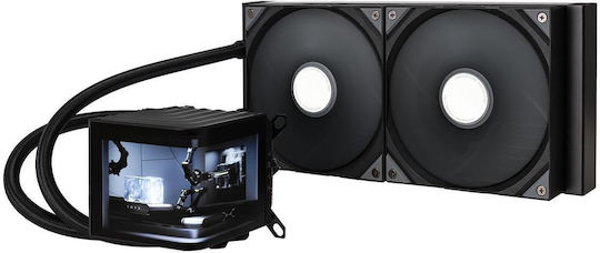 Tryx Panorama 280 Water Cooling System AIO CPU with 2 140mm Fans and ARGB Lighting