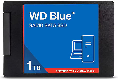 Western Digital Blue SA510 SSD 1TB τύπου 2.5'' με σύνδεση SATA III WDS100T5B0A-00LMP0