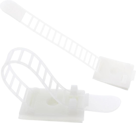 InLine Cable Ties Plastic in White Colour (10 pcs) (59969E)