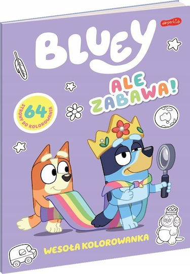 Harpercollins What Fun Bluey Happy Colouring Page 86350