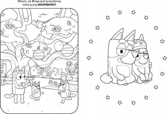 Harpercollins What Fun Bluey Happy Colouring Page 86350