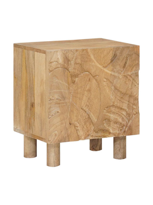 Wooden Brown Bedside Table 40x30x45cm