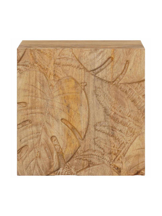 Κομοδίνο Ξύλινο Καφέ 40x30x40cm