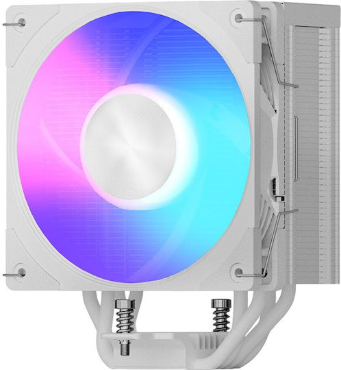 Modecom Volcano 0C T202 LCD CPU Cooler for Socket AM4/AM5/1200/1700 with ARGB Lighting White