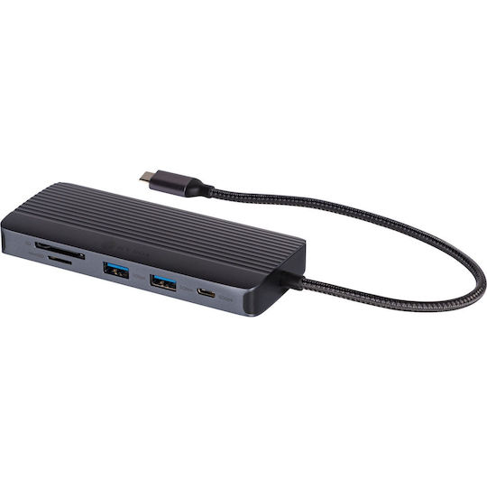 Icy Box USB-C Docking Station mit HDMI 4K PD Ethernet Gray (IB-DK4040A-CPD)