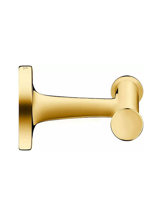 Duravit Doppelhaken für Badezimmer mit Schrauben Gold
