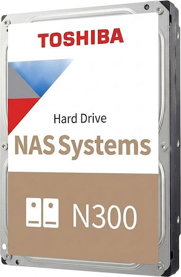 Toshiba N300 16TB HDD Σκληρός Δίσκος 3.5" SATA III 7200rpm με 512MB Cache για NAS MN11ACA16TS
